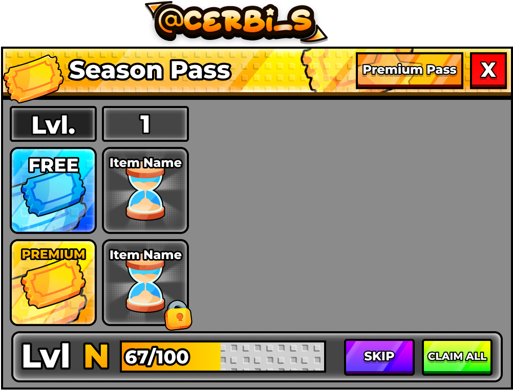 Gamepass and VIP Shop